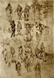 Vari disegni di santi